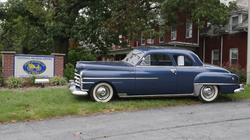The AACA Library is auctioning off a 1950 Chrysler:Looking for a fun fifties driver? This lovely 195