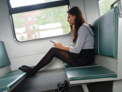 train girl by Mixalis2 on Flickr.