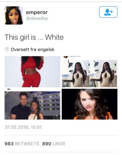 fvlani:  727247: this is too much, too wild  Some of these white hos are too obsessed with us. It’s not flattering at all, it’s weird.