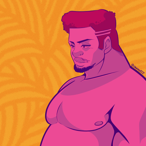Just some practice with limited color pallets. Of course, it’s has to be with a cute big 