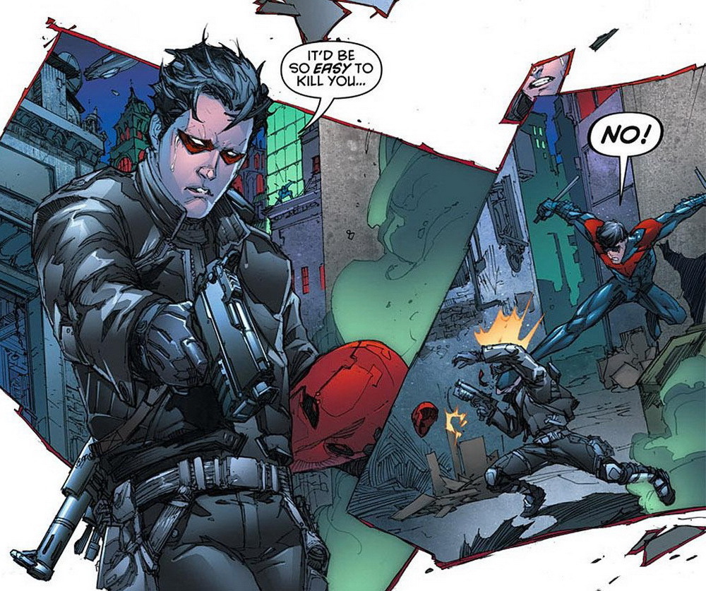 viciousvoux:  batmaneveryway:  Red Hood and The Outlaws #6 By looking at Dick’s
