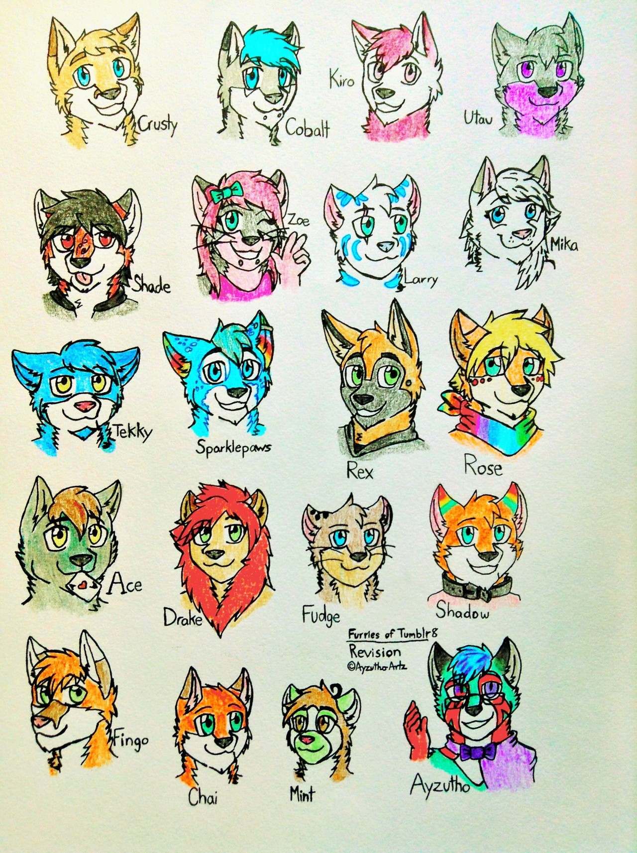 furrywolflover:  ayzutho-the-catfox:  Furries of Tumblr Collection  Aww I dont see