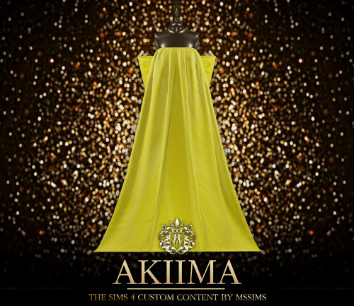 mssims: AKIIMA GOWN FOR THE SIMS 4ACCESS TO EXCLUSIVE CC ON MSSIMS4 PATREONDOWNLOAD ON MSSIMS PATREO