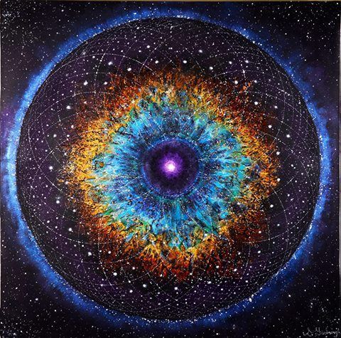 zzpsiconautazz:    Nebular Mandala by Sean Yarbrough. 