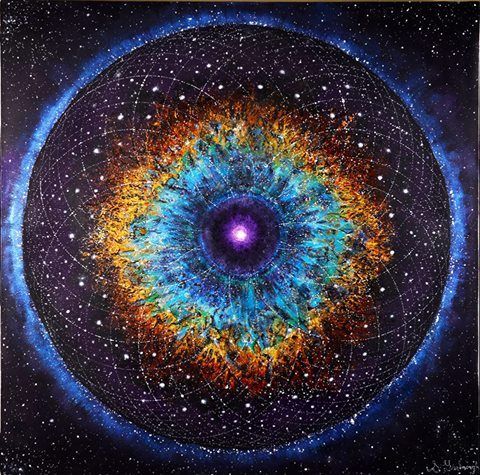 zzpsiconautazz:    Nebular Mandala by Sean Yarbrough.