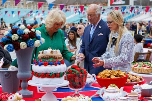 The Prince of Wales and The Duchess of Cornwall, Patron of the Big Lunch, attend the Big Jubilee Lun