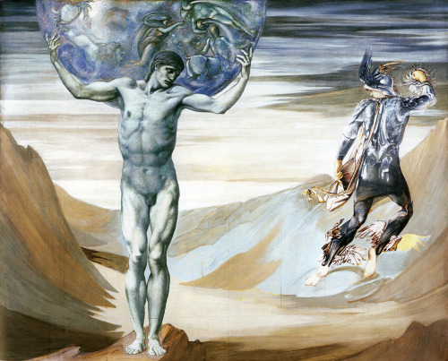 neutralfool:The Perseus Series: Atlas Turned to Stone (1878) - Edward Burne-Jones