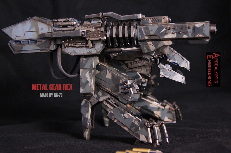 gunjap:  Old but Gold!!! [Kotobukiya] Metal Gear REX Electromagnetic Gun Type Custom!