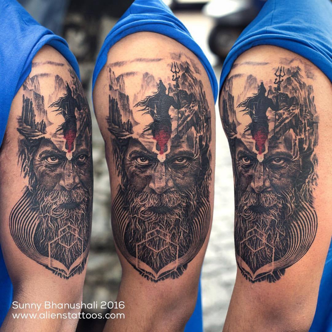 Amazing Lion Tattoo by Sunny Bhanushali at Aliens by Javagreeen on  DeviantArt