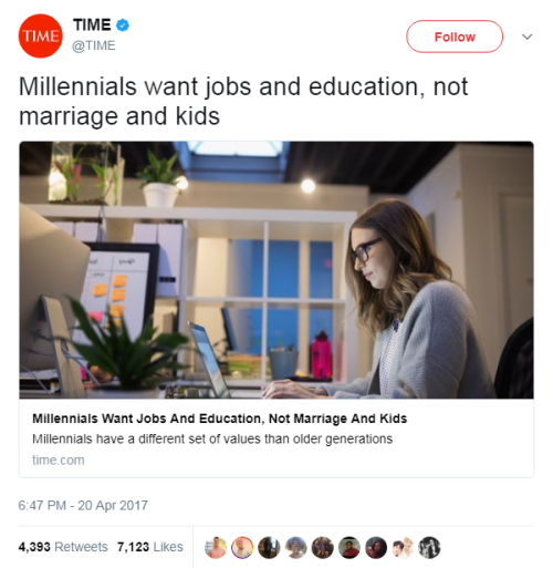black-ken-dolls: nevaehtyler: GO AWF KELLY  Alternate alternate headline, we’ve come to understand that marriage and kids isn’t the default life style we should aspire to and is not for everyone also stability and security should be the priority 