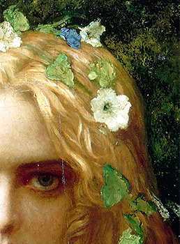 sollertias:Ofelia by Ernest Hébert, c. 1910 (details)