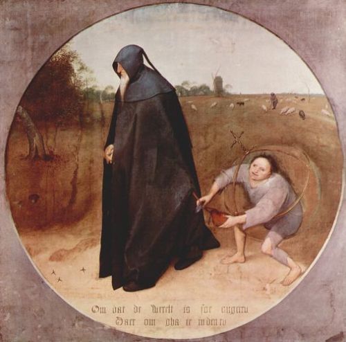 artist-bruegel:Misanthrope, 1568, Pieter Bruegel the ElderMedium: canvas,tempera