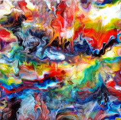 thelookingglassgallery:  “Fluid Painting 70″ by Mark Chadwick