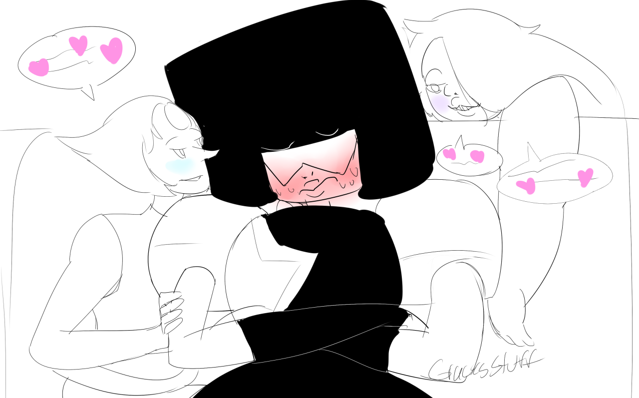 graces-stuff:  What if Garnet is rlly shy about romance and conveniently gets a super