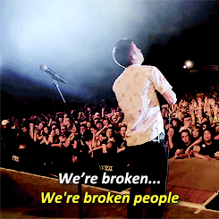 heavydirtygifs:@tylerjosephnipples asked: Could you make a gifset of We’re broken people and T