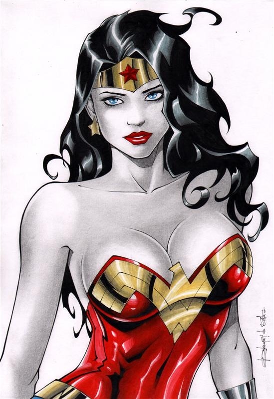 patientcomicaddict:  WONDER WOMAN by Rubismar da Costa 