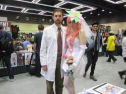 sarahhiraki:  talkaboutspaceships:  THE GREATEST COSPLAYERS AT ECCC  Thank you! Dr. Krieger and I had a lot of fun. &lt;3 