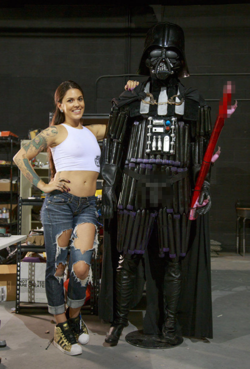 Porn photo wilwheaton:  Adult Film Star Builds a Darth