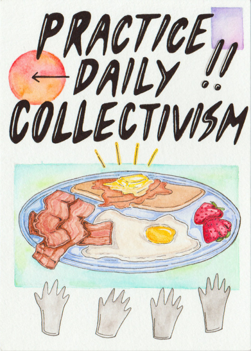 sofahood: My collection of Leftie Posters: a series of multiple 5x7 watercolor n ink political 