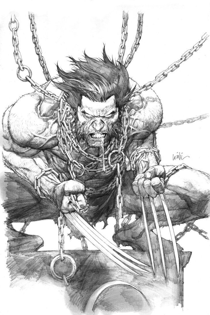 ungoliantschilde:some Pencils by Leinil Francis Yu. 