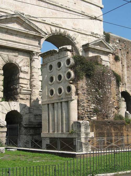 italianways:The tomb is a masterpiece of aesthetic synthesis, as it recalls all the elements in anci