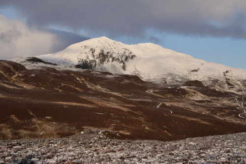 Craigower, PitlochryWhen we woke up and saw that there was some fresh snow outside, we immediately p