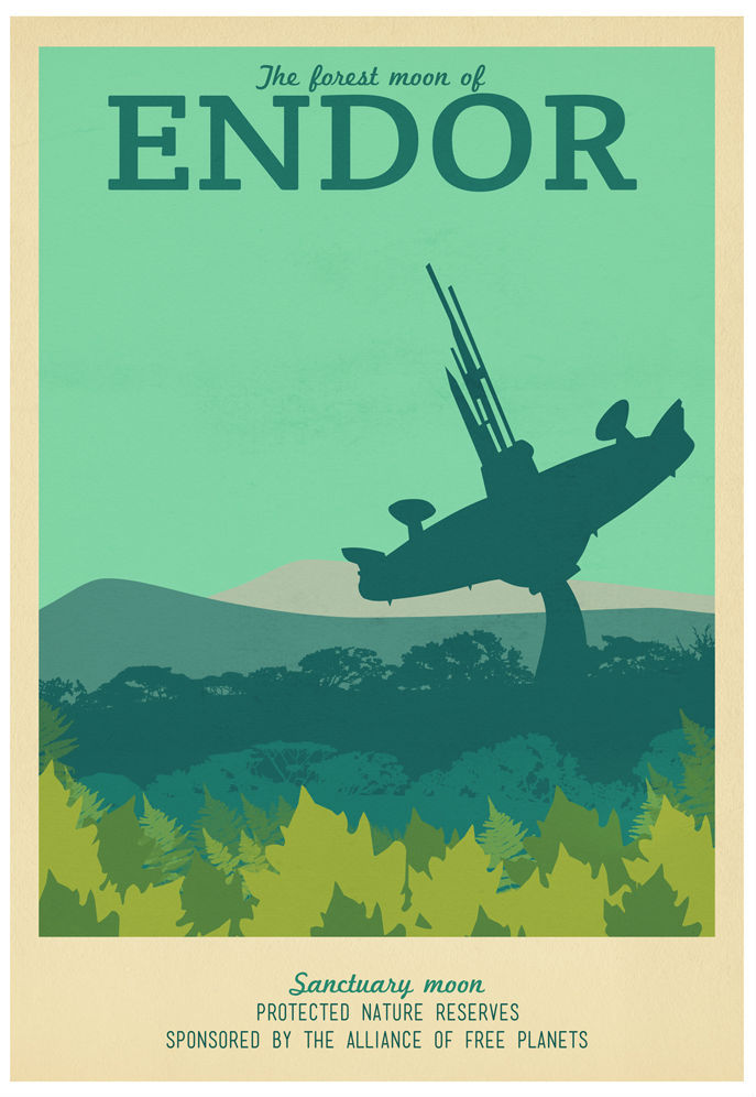 star wars tourism posters
