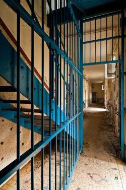 :  Abandoned prison, France. 