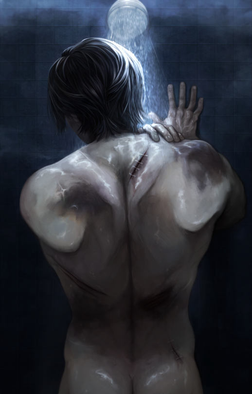 Showering After A Long Day.