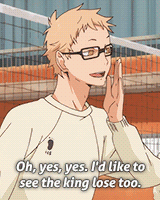 maguilty:  &ldquo;Tsukishima, you got character problems.&rdquo; 