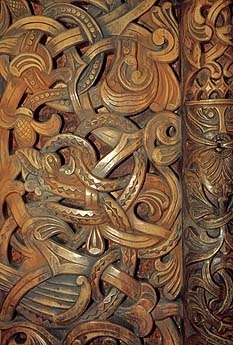 Norwegian wood carving
