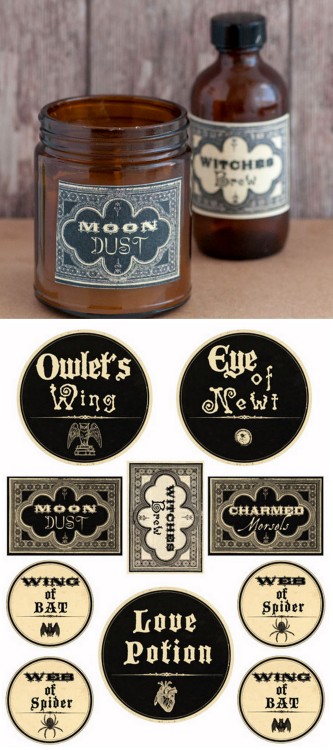 halloweencrafts:DIY Potion Printables from Somerset Place.Some of these DIY Potion Printables are fo