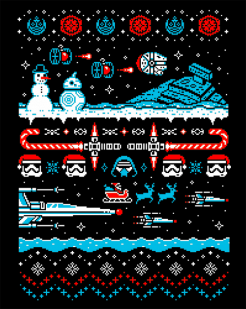 it8bit:  Ugly Holiday Pixel SweatersCyber Monday is here, and TeeFury has 20% off sitewide today with code TFCM20. Happy Carldays! by PacalinHoliday Awakens! & That Snow Moon by Drew WiseHappy Festivus by Bamboota