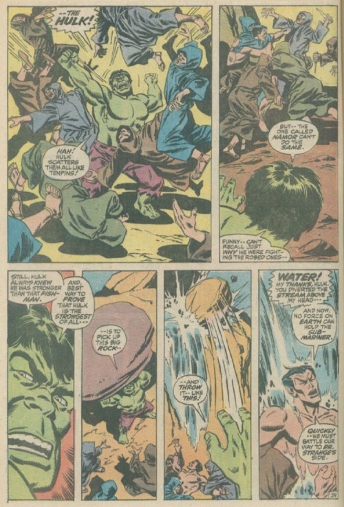 197203 Marvel Feature v1 002 (The Defenders) Huh, well that was super convenient