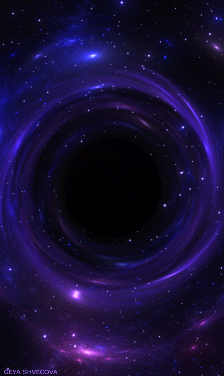 Design graphics Geya Shvecova (Purple Black Hole) 200821