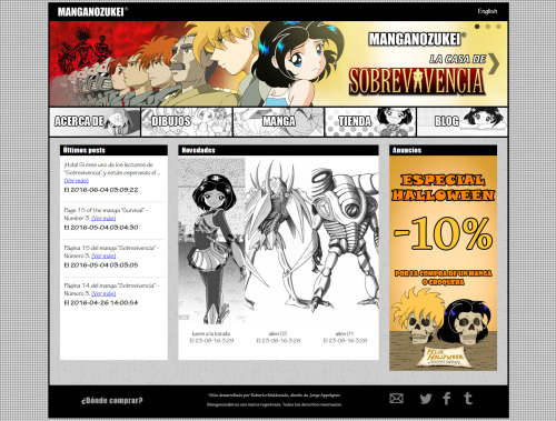 ¡Hola a todos! ¡Finalmente y luego de muchas tribulaciones, el nuevo sitio oficial de Manganozukei ya se encuentra en línea!
http://www.manganozukei.com/
Te invitamos especialmente a visitar nuestro nuevo visor de cómics, el cual ha sido diseñado...