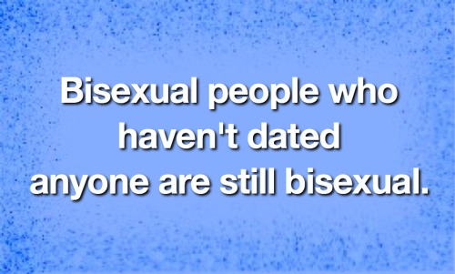 bisexual-community-world:We are still bisexual. (@Still Bisexual)Bisexual people who haven’t d