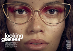 perfectandpoisonous:Looking Glasses: Sharif Hamza for Allure January 2018