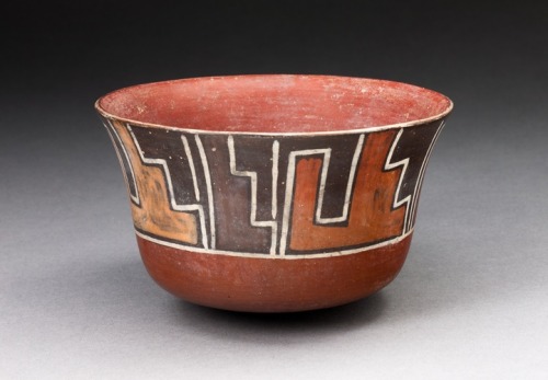 Bowl with Stepped Motifs, Nazca, -180, Art Institute of Chicago: Arts of the AmericasKate S. Bucking
