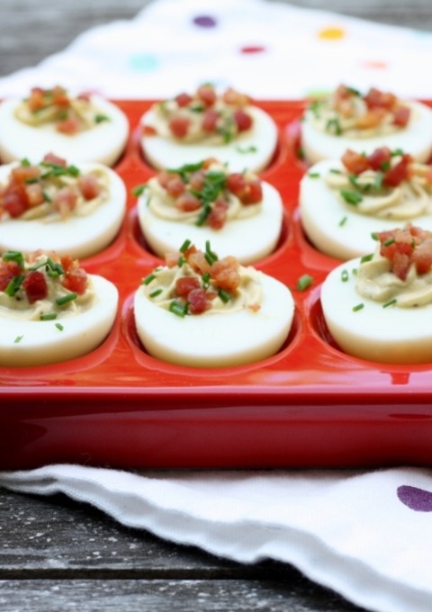 Truffled Deviled Eggs