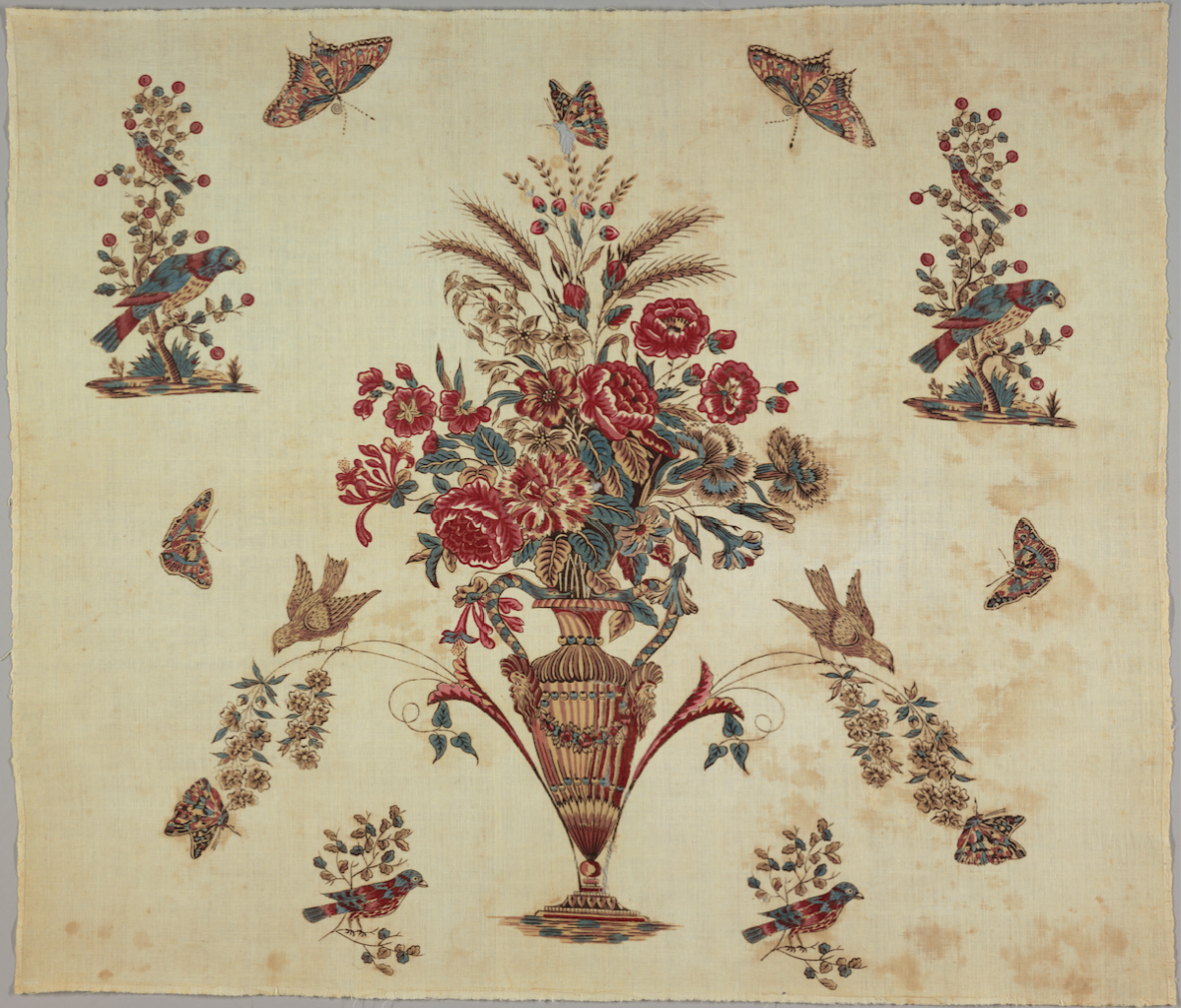 robert-hadley: Textile ( USA ), 1780 cotton Source: cooperhewitt.org 