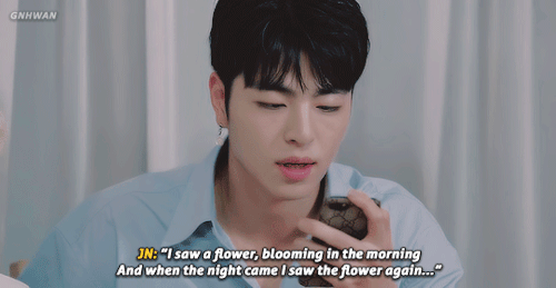 gnhwan:Junhoe wrote a poem about Jinhwan comparing him to a flower 
