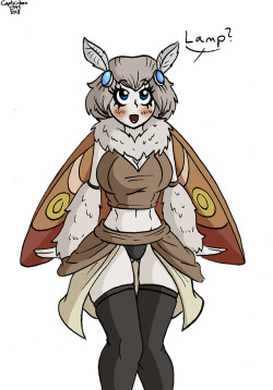 Moth Girl Wants Lamp Bröther. Also Some Colour Variants.commission Info - Ko-Fi