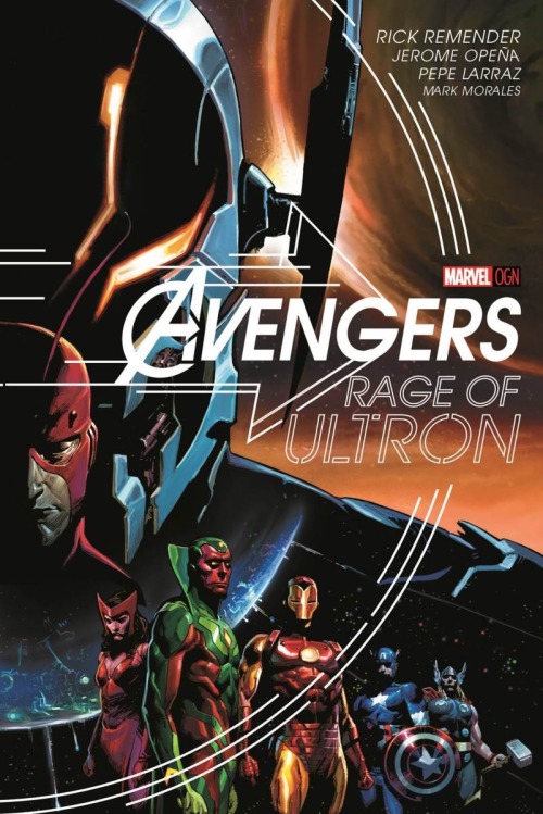 ungoliantschilde:  Avengers: Rage of Ultron, Vol. 1 # 1, by Jerome Opena* and Dean White.  *the original artwork that Jerome Opena penciled and inked for this cover is currently up for sale. if you are interested, go to this www.KwanChang.com link and