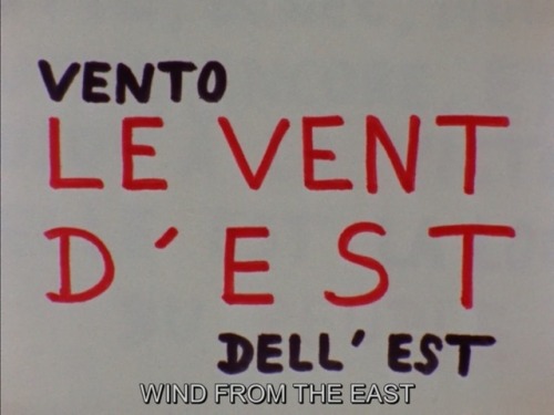 Jean-Luc Godard - (The Dziga Vertov Group) Le vent d’est / Wind from the East ,