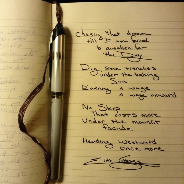 eddiecabbage:  &ldquo;Moonlit Facade&rdquo; #eddiecabbage #poetry #poem #typewriterpoetry