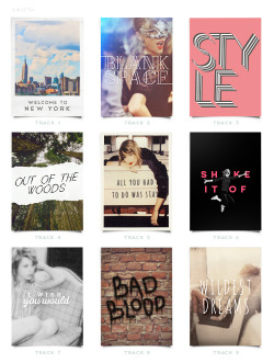 swifth:  1989 tracks taylorswift 