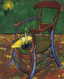 catonhottinroof:  Vincent van Gogh Gauguin’s Chair / Vincent’s Chair with his pipe 