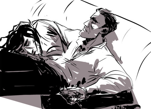 whales-and-witchcraft:for @missdreawrites, “Corvo/Daud soft love!! Spymaster!Daud is a pl