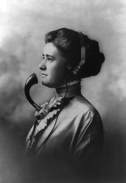  Telephone Operator, ca 1911 